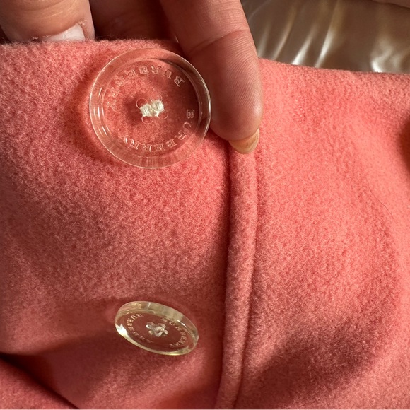 Burberry Kids' Edia pink wool coat - Picture 6 of 12